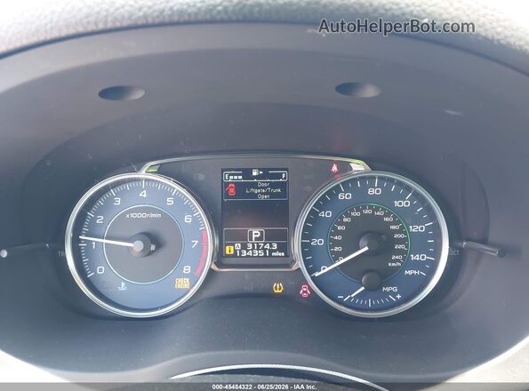 JF2GPALC7G8237524 2016 SUBARU CROSSTREK Серый Вид задних сидений