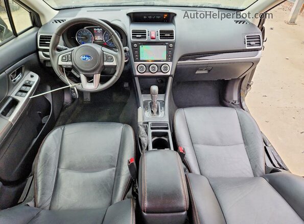 JF2GPALC8HH245293 2017 SUBARU CROSSTREK Black Առջևի վահանակի տեսք