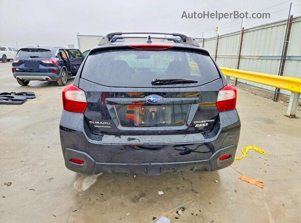 JF2GPALC8HH245293 2017 SUBARU CROSSTREK Black Հետևի տեսք