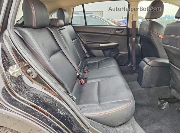 JF2GPALC8HH245293 2017 SUBARU CROSSTREK Black Սալոնի հետևի տեսք