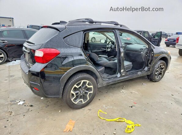 JF2GPALC8HH245293 2017 SUBARU CROSSTREK Black Հետևի աջ