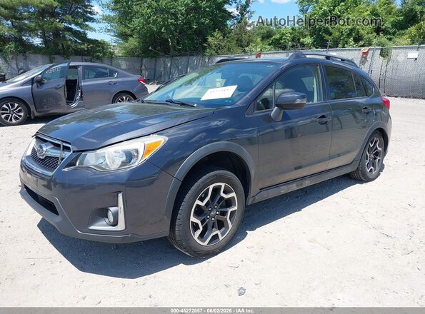 JF2GPALC9G8207909 2016 SUBARU CROSSTREK Gray წინა მარცხენა ხედი სამი მეოთხედიდან