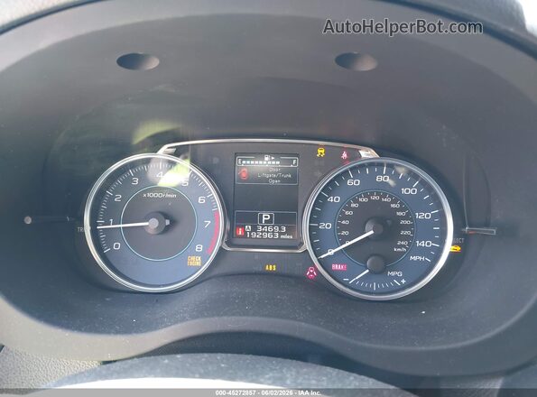 JF2GPALC9G8207909 2016 SUBARU CROSSTREK Gray უკანა სავარძლების ხედი