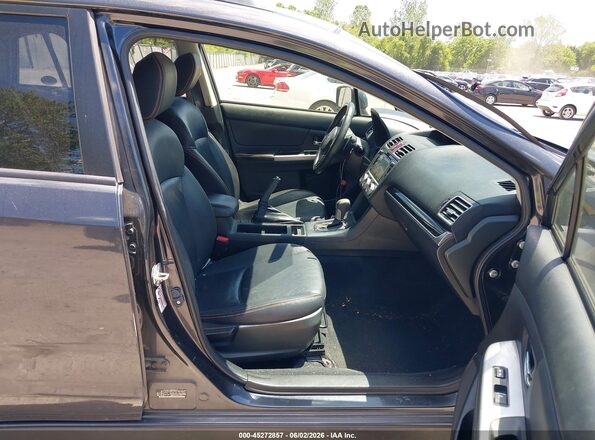 JF2GPALC9G8207909 2016 SUBARU CROSSTREK Gray წინა სალონის ხედი