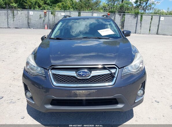 JF2GPALC9G8207909 2016 SUBARU CROSSTREK Gray უკანა სალონის ხედი