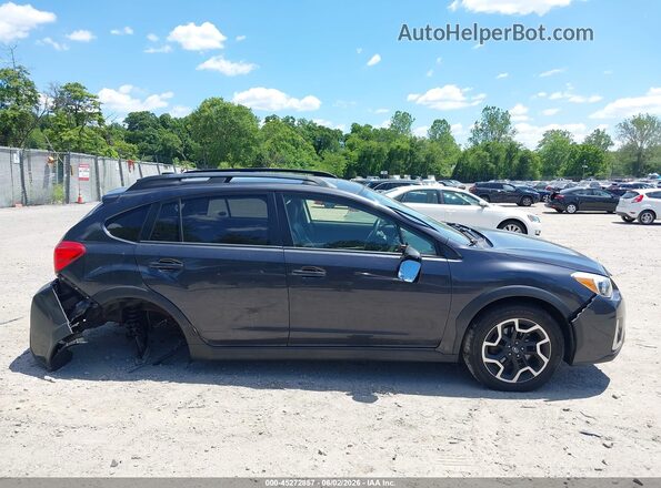 JF2GPALC9G8207909 2016 SUBARU CROSSTREK Gray სალონის 360-გრადუსიანი ხედი