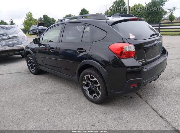 JF2GPANC0GH313033 2016 SUBARU CROSSTREK Black უკანა მარცხენა