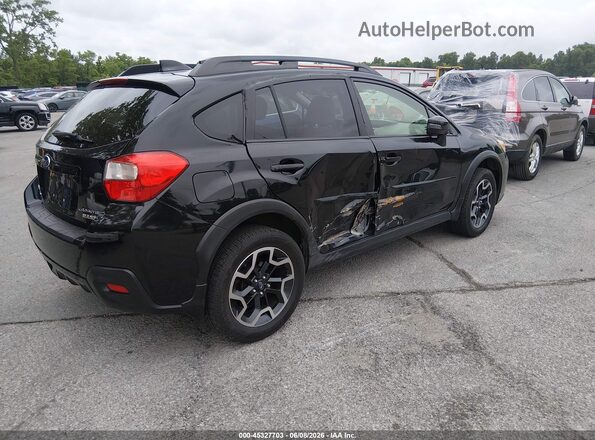 JF2GPANC0GH313033 2016 SUBARU CROSSTREK Black უკანა მარჯვენა