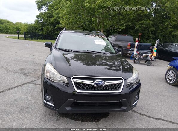 JF2GPANC0GH313033 2016 SUBARU CROSSTREK Black ხელსაწყოთა პანელის ხედი