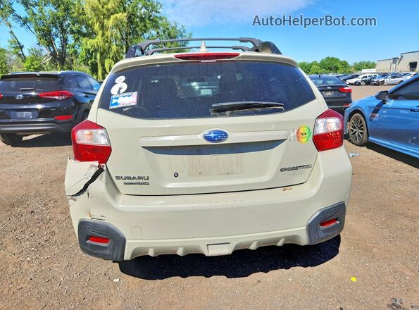 JF2GPANC1G8331993 2016 SUBARU CROSSTREK Tan Rear view