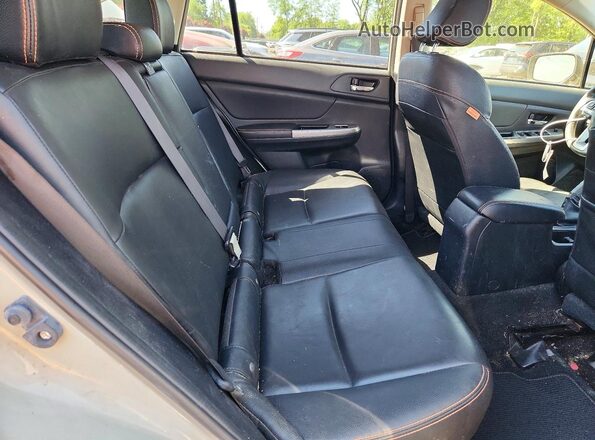 JF2GPANC1G8331993 2016 SUBARU CROSSTREK Tan Rear seats view