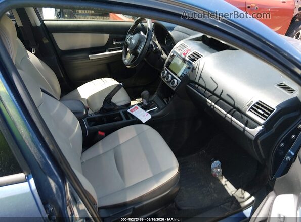 JF2GPANC2G8220174 2016 SUBARU CROSSTREK Blue წინა სალონის ხედი