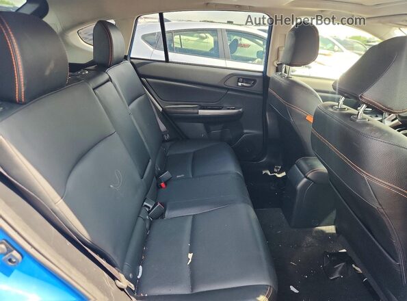 JF2GPANC2GH265289 2016 SUBARU CROSSTREK Blue Rear seats view