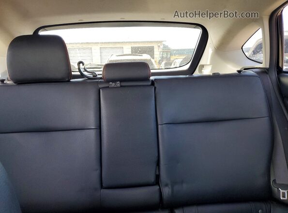 JF2GPANC3G8239686 2016 SUBARU CROSSTREK Black Vista de los asientos traseros