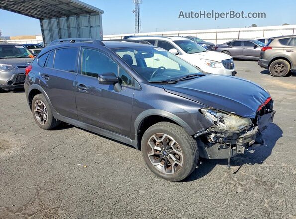 JF2GPANC4HH280779 2017 SUBARU CROSSTREK Gray Передня права чверть