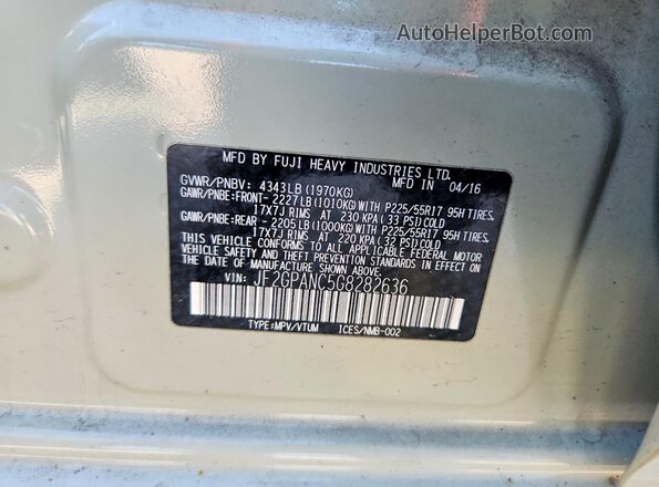 JF2GPANC5G8282636 2016 SUBARU CROSSTREK Green 