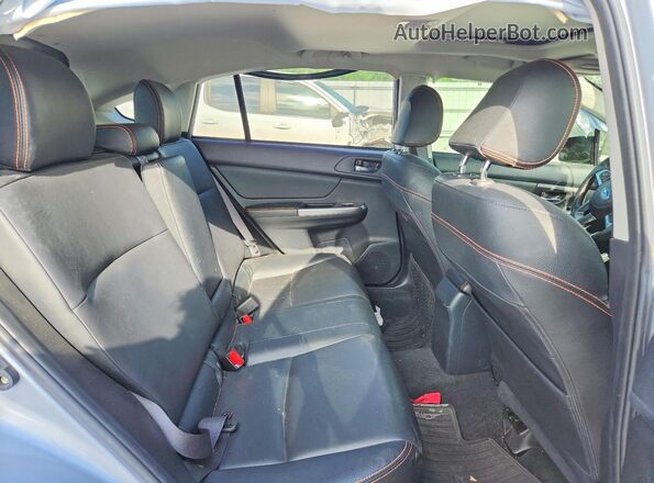JF2GPANC5HH227329 2017 SUBARU CROSSTREK Silver Rear interior view
