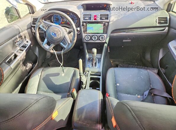 JF2GPANC5HH227329 2017 SUBARU CROSSTREK Silver Dashboard view