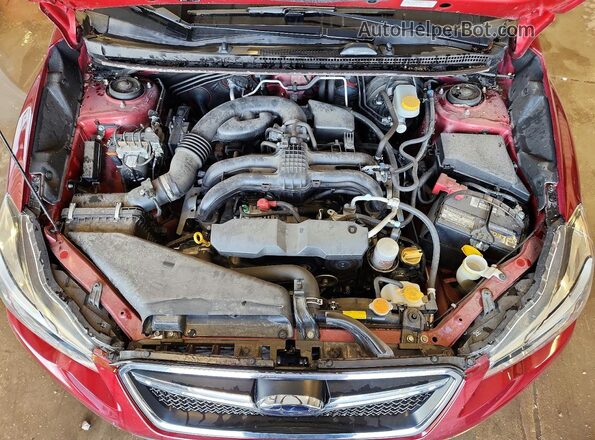 JF2GPANC8H8227485 2017 SUBARU CROSSTREK Maroon 