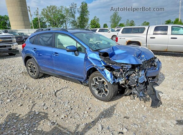 JF2GPANC9G8268609 2016 SUBARU CROSSTREK Синий Передняя правая четверть