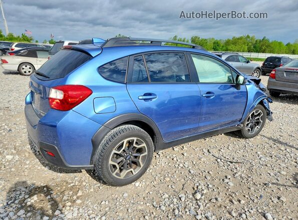 JF2GPANC9G8268609 2016 SUBARU CROSSTREK Синий Задняя правая четверть