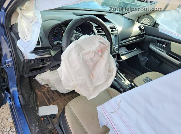 JF2GPANC9G8268609 2016 SUBARU CROSSTREK Синий Вид панели приборов
