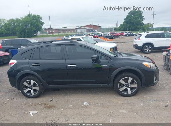 JF2GPBLC4GH260426 2016 SUBARU CROSSTREK HYBRID Black Rear interior view
