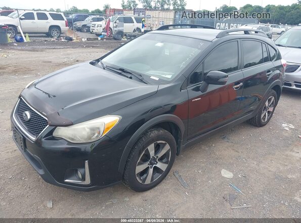 JF2GPBLC4GH260426 2016 SUBARU CROSSTREK HYBRID Black Front view