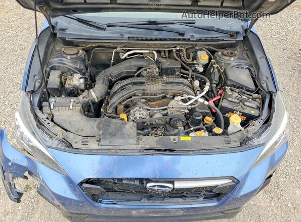 JF2GTAAC0J9307395 2018 SUBARU CROSSTREK Blue Widok wnętrza z tyłu