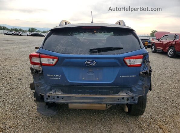 JF2GTAAC0J9307395 2018 SUBARU CROSSTREK Blue Widok z tyłu