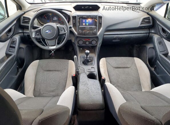 JF2GTAAC0J9307395 2018 SUBARU CROSSTREK Blue Widok deski rozdzielczej