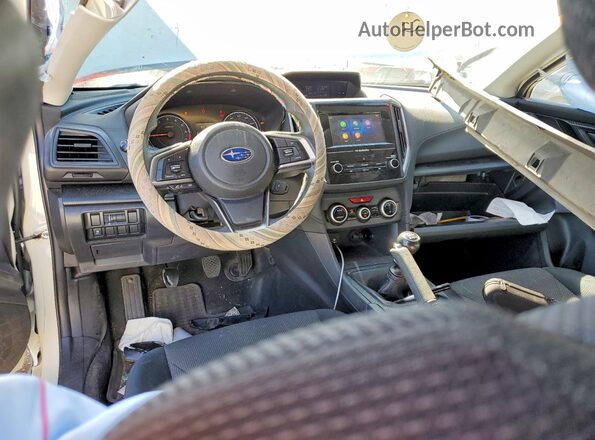 JF2GTAAC1M9223221 2021 SUBARU CROSSTREK Белый Вид панели приборов