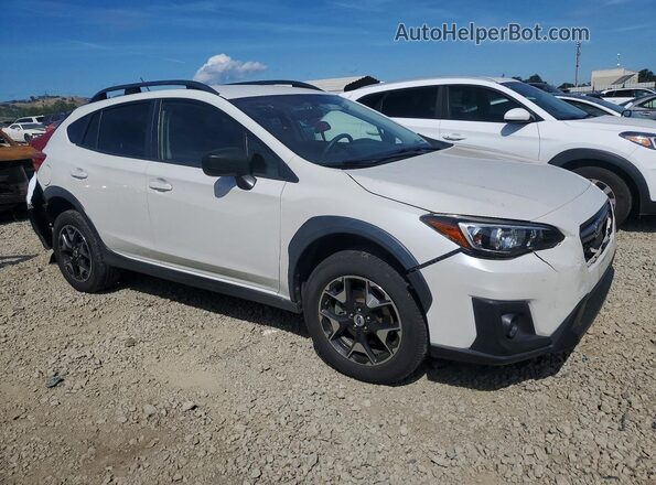 JF2GTAAC2JH350447 2018 SUBARU CROSSTREK White Przód prawy
