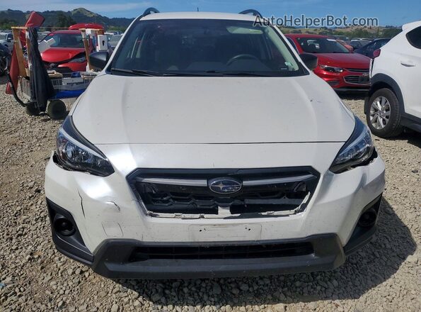 JF2GTAAC2JH350447 2018 SUBARU CROSSTREK White Widok z przodu