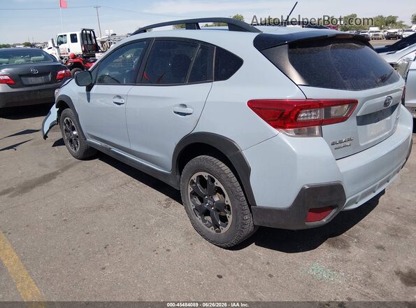 JF2GTAAC2M9240657 2021 SUBARU CROSSTREK Blue Trasero izquierdo