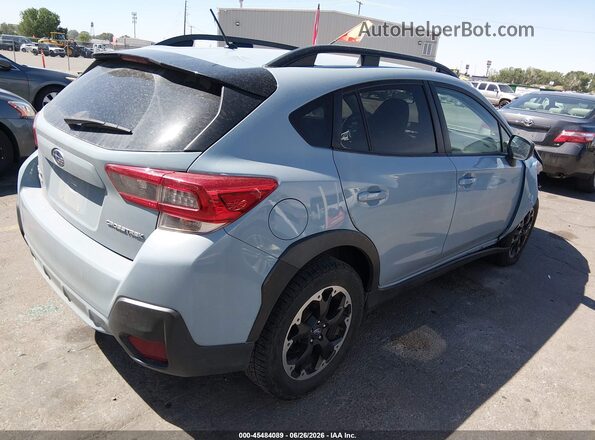 JF2GTAAC2M9240657 2021 SUBARU CROSSTREK Blue Trasero derecho