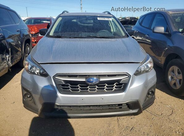 JF2GTAAC3JH280943 2018 SUBARU CROSSTREK Silver Front view