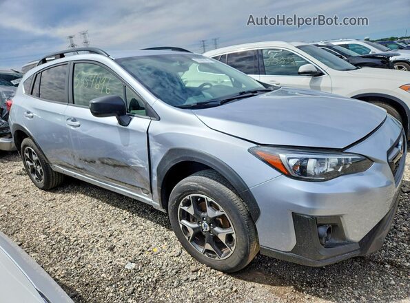 JF2GTAAC3JH280943 2018 SUBARU CROSSTREK Silver Front right