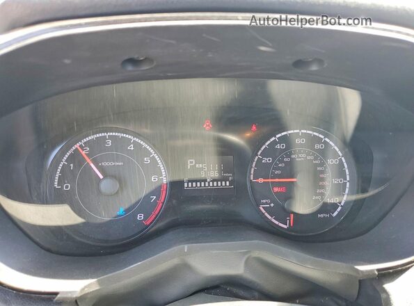 JF2GTAAC4JH282345 2018 SUBARU CROSSTREK Серый Вид щитка приборов