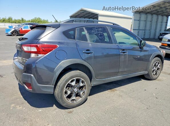 JF2GTAAC4JH282345 2018 SUBARU CROSSTREK Серый Задняя правая четверть