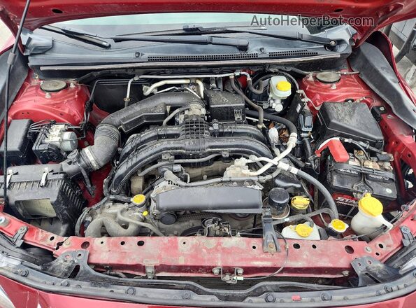 JF2GTAAC6K8233777 2019 SUBARU CROSSTREK Красный Вид задней части салона