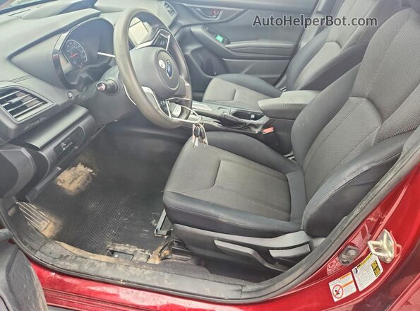 JF2GTAAC6K8233777 2019 SUBARU CROSSTREK Красный Вид салона спереди