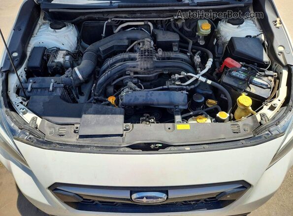 JF2GTAAC9K8240321 2019 SUBARU CROSSTREK White Engine compartment view