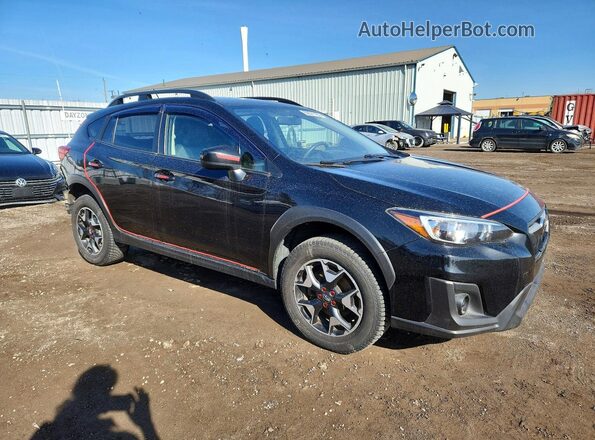 JF2GTAAC9K8254073 2019 SUBARU CROSSTREK Black Delantero derecho