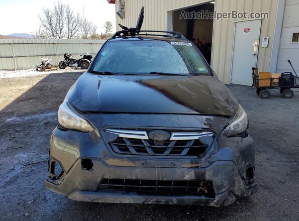 JF2GTAAC9M9214489 2021 SUBARU CROSSTREK Black Front view