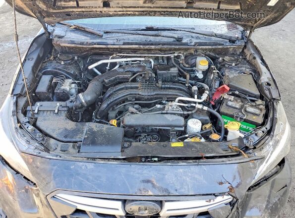JF2GTAAC9M9214489 2021 SUBARU CROSSTREK Black Engine compartment view