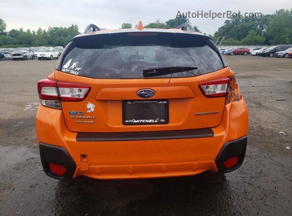 JF2GTABC0JH253066 2018 SUBARU CROSSTREK Orange Vista trasera