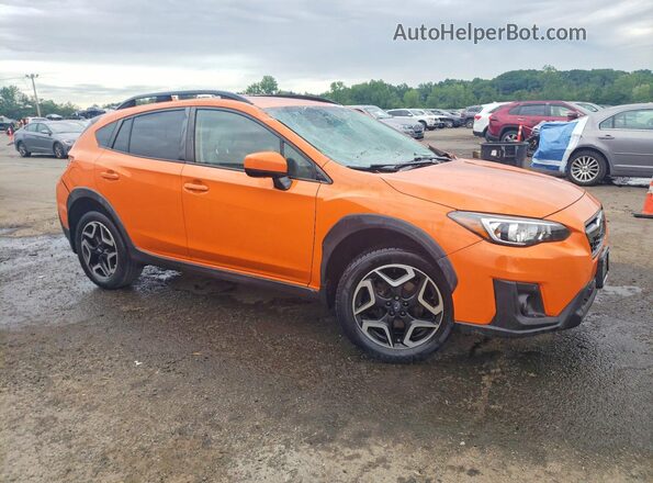 JF2GTABC0JH253066 2018 SUBARU CROSSTREK Orange Delantero derecho