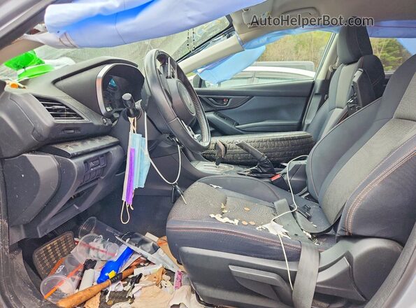 JF2GTABC0JH329594 2018 SUBARU CROSSTREK Silver Vista interior delantera