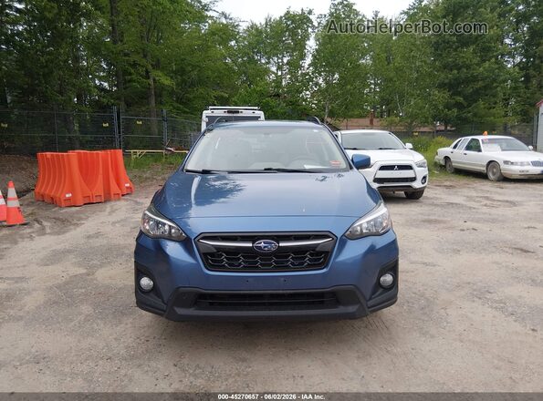 JF2GTABC0JH339560 2018 SUBARU CROSSTREK Blue Vista del cuadro de instrumentos